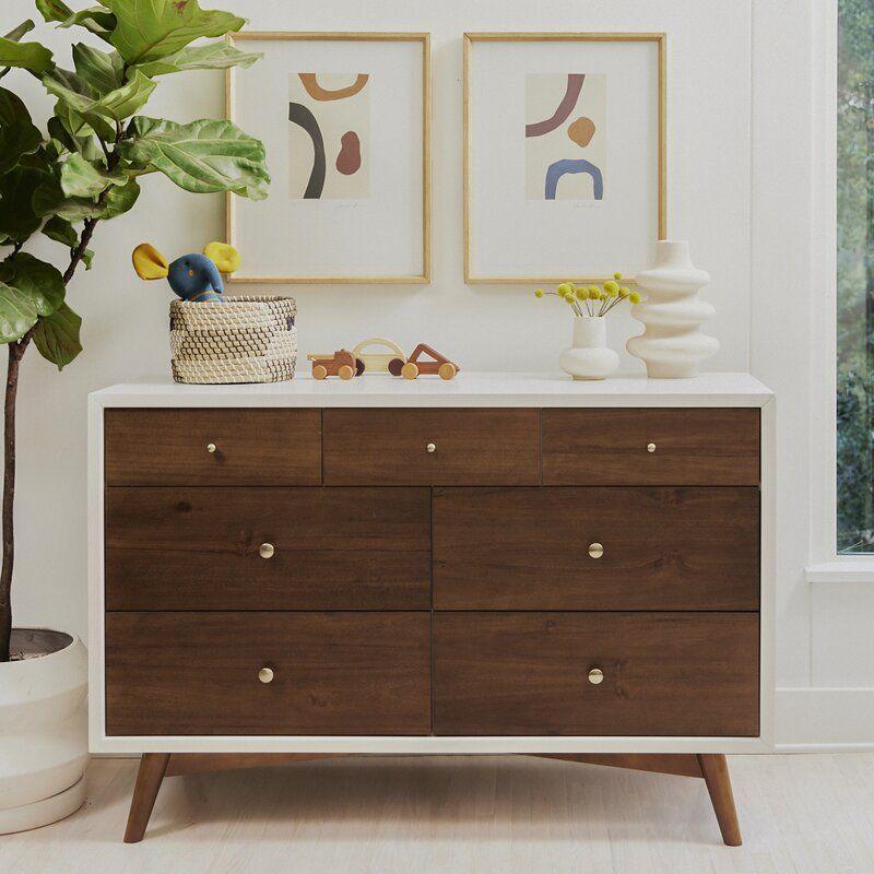 Explore our large variety of products with Kids Dresser: 133x48x86 Wood, Brown and White by Alhome – ALHOME