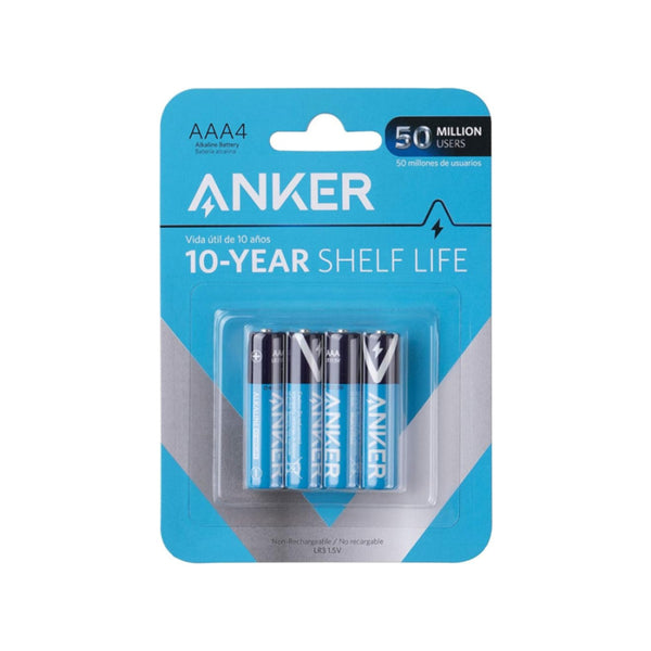 Anker Batteries Alkaline AAA - 4 Pack