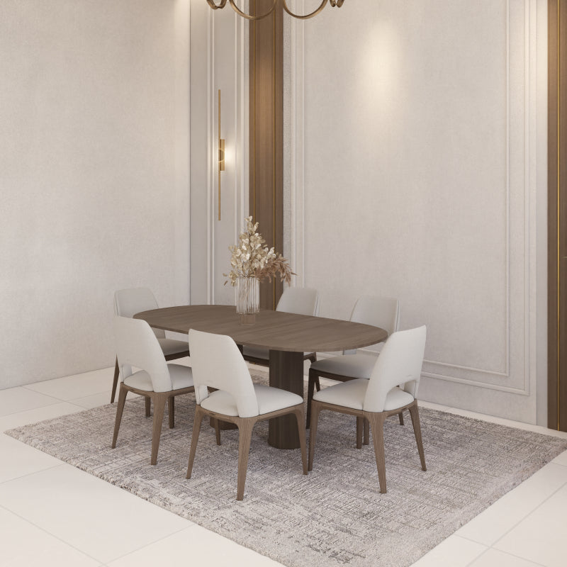 Dining Table Wood by Alhome - 160x74x70 cm