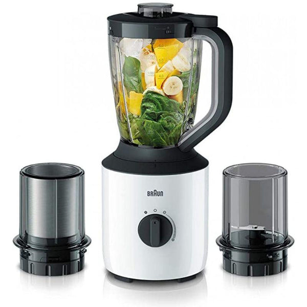 Braun PowerBlend 3 Jug blender with 2 Mill - 2 L - 800 W - BRJB3123WH