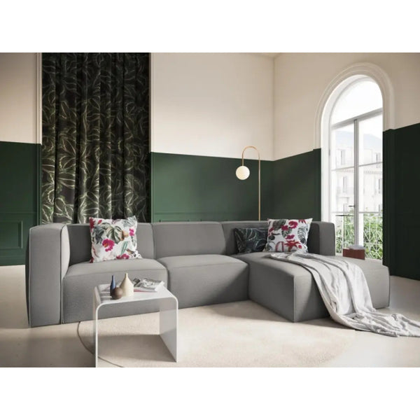 Comfortable Velvet Corner Sofa - 300x180x85x85 cm - By Alhome