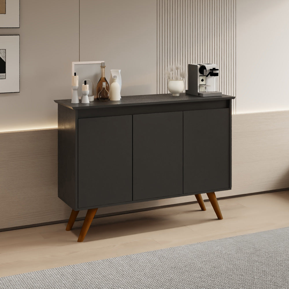 ركن قهوة أنيق باللونين لون اسود ولون بني 