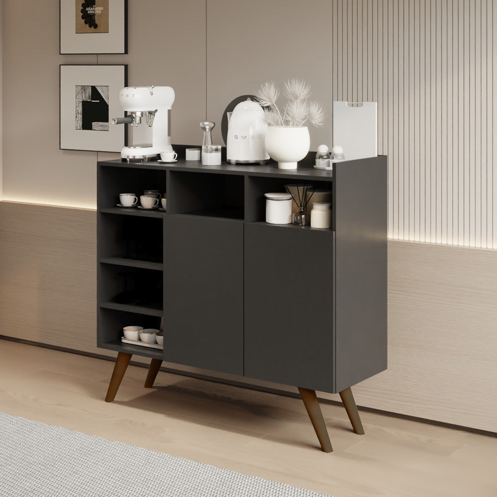 ركن قهوة كوفي كورنر خشب MDF  - مقاس 90x39x90 سم