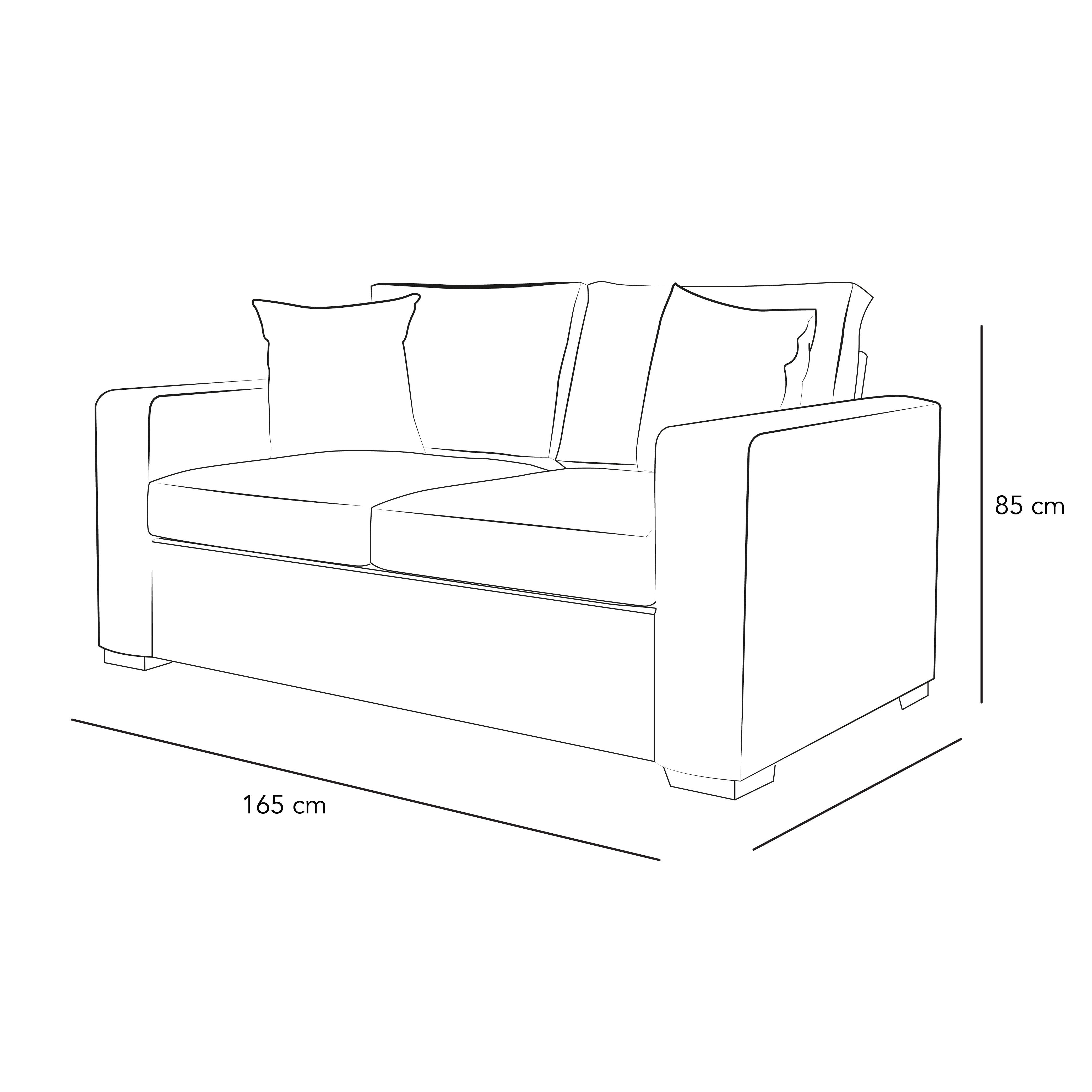 Pink Velvet Paradise: Elegant 2-Seater Sofa By Alhome - ALHOME