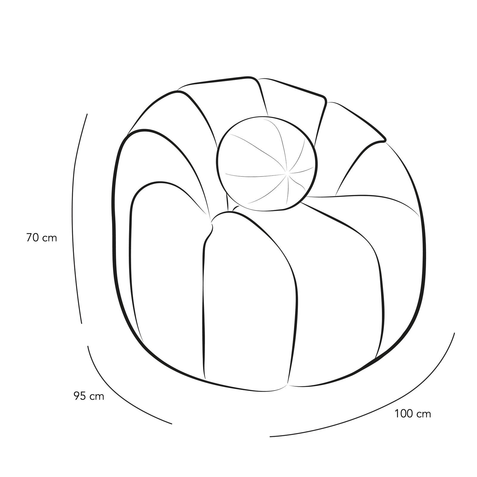 White Bouclâˆڑآ© Accent Chair for Pure Elegance By Alhome - ALHOME