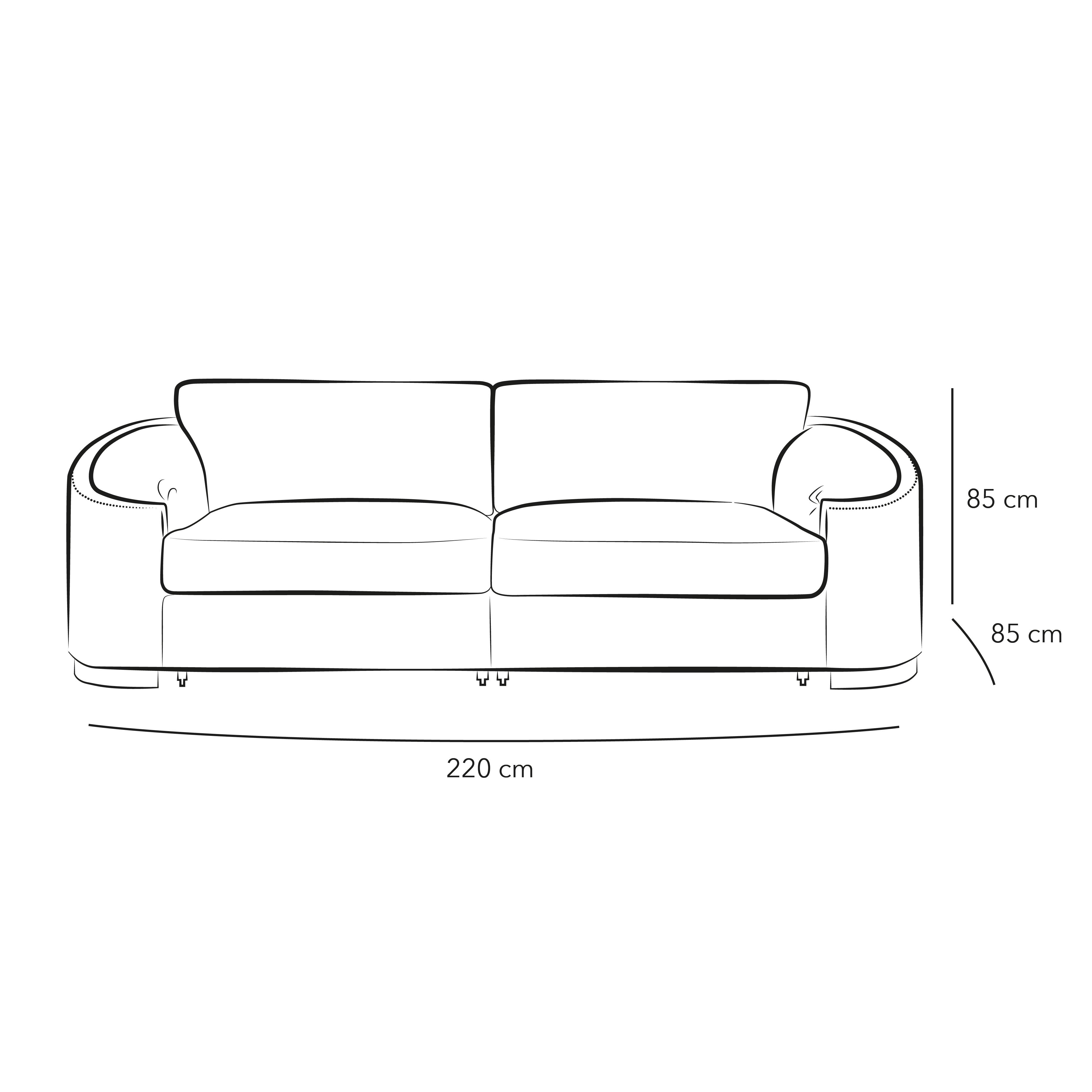 Modern Comfort: 2-Seater Linen Sofa in Stylish Gray By Alhome - ALHOME