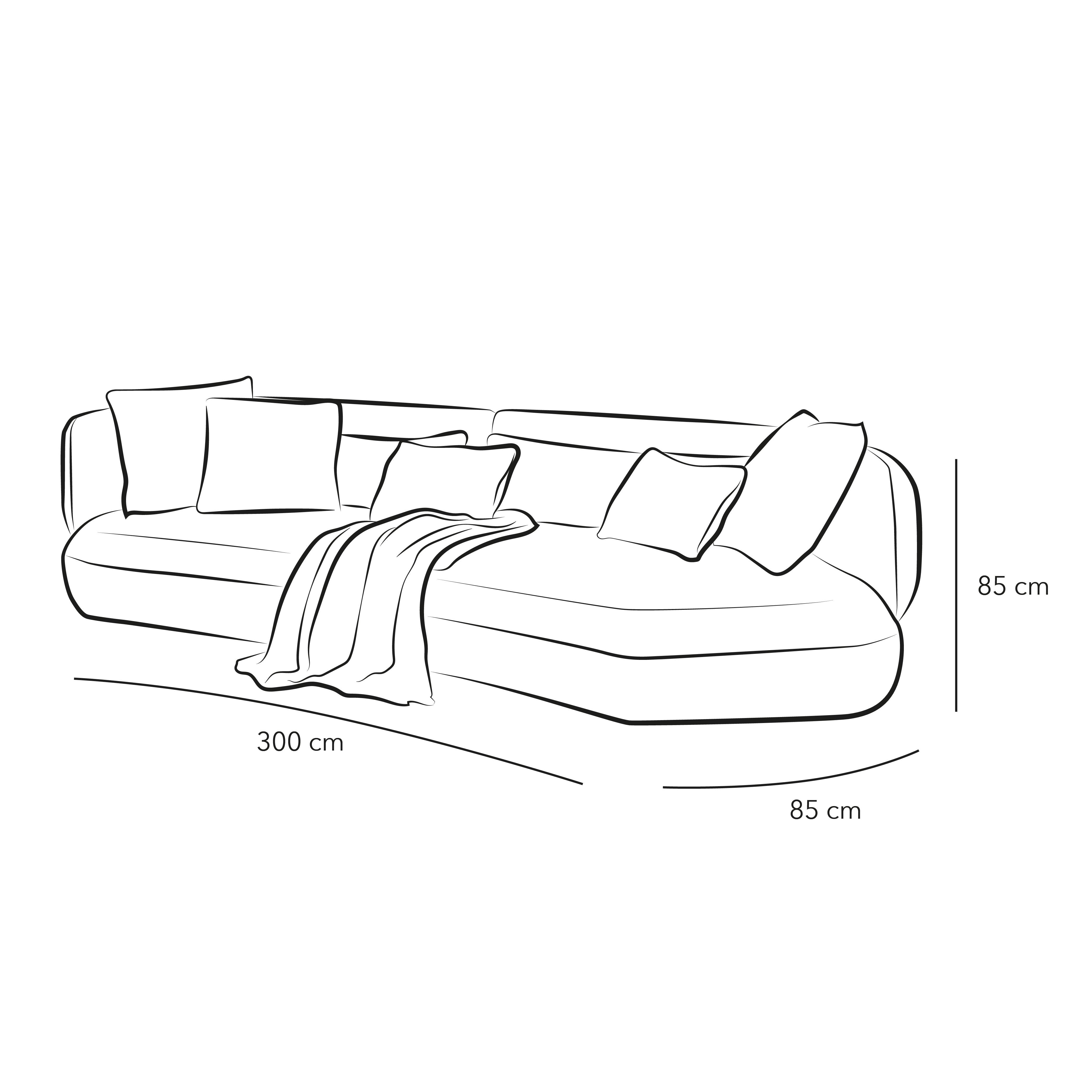 Modern Elegance: 3-Seater Bouclâˆڑآ© Sofa in Chic Grey By Alhome - ALHOME