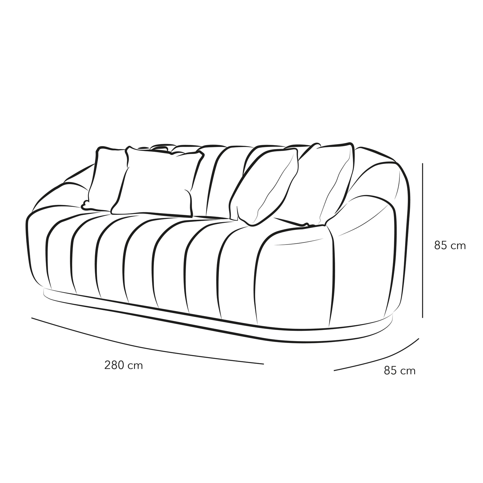 Refreshing Green 3-Seater Bouclâˆڑآ© Sofa By Alhome - ALHOME