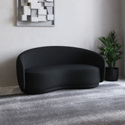 Alhome black Boucle 3 Seater Sofa - 110111323