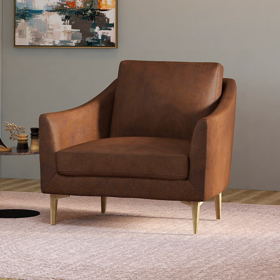 كرسي بني من الهوم - 110111383