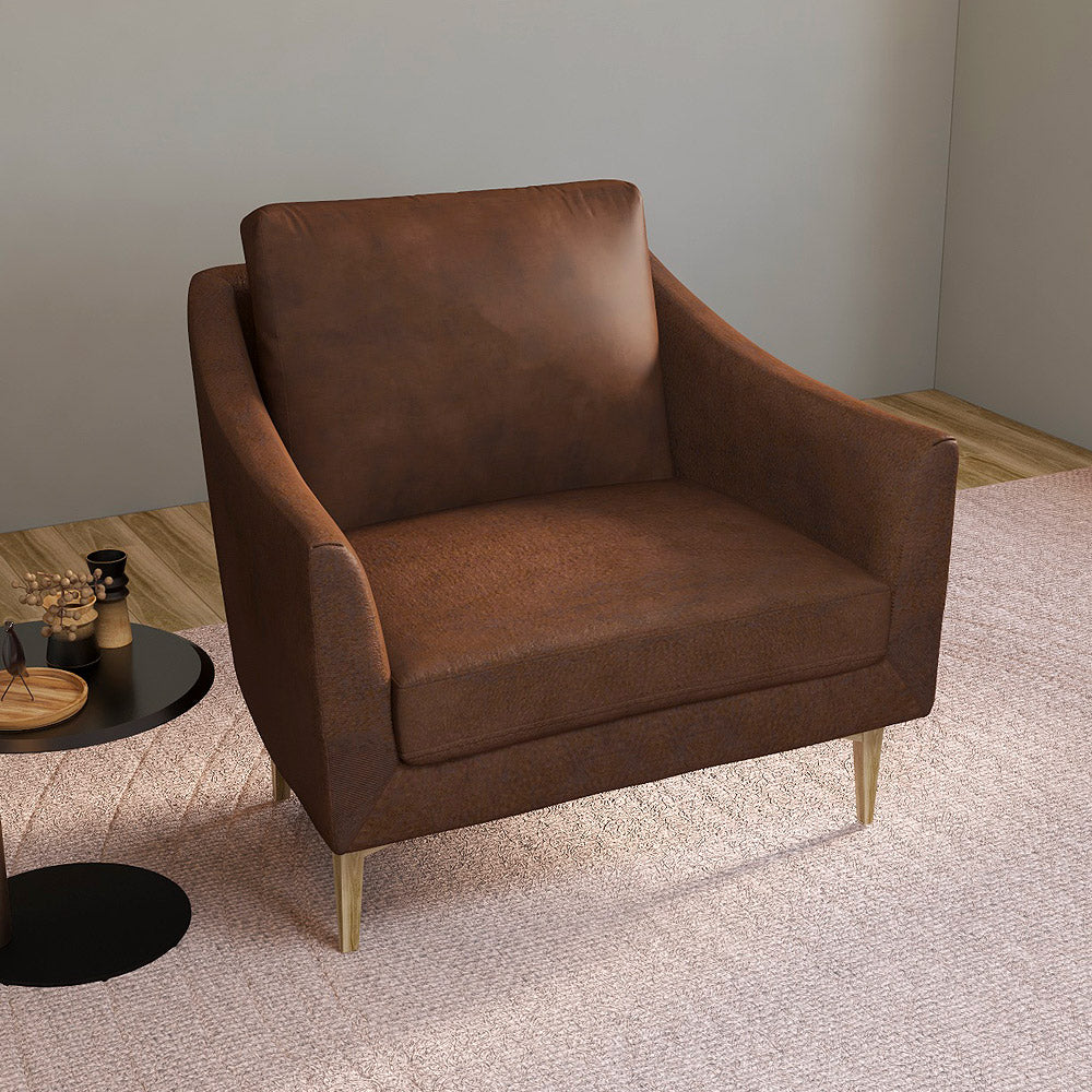 Velvet Accent Chair By Alhome - 90x75x80 cm - 11011138