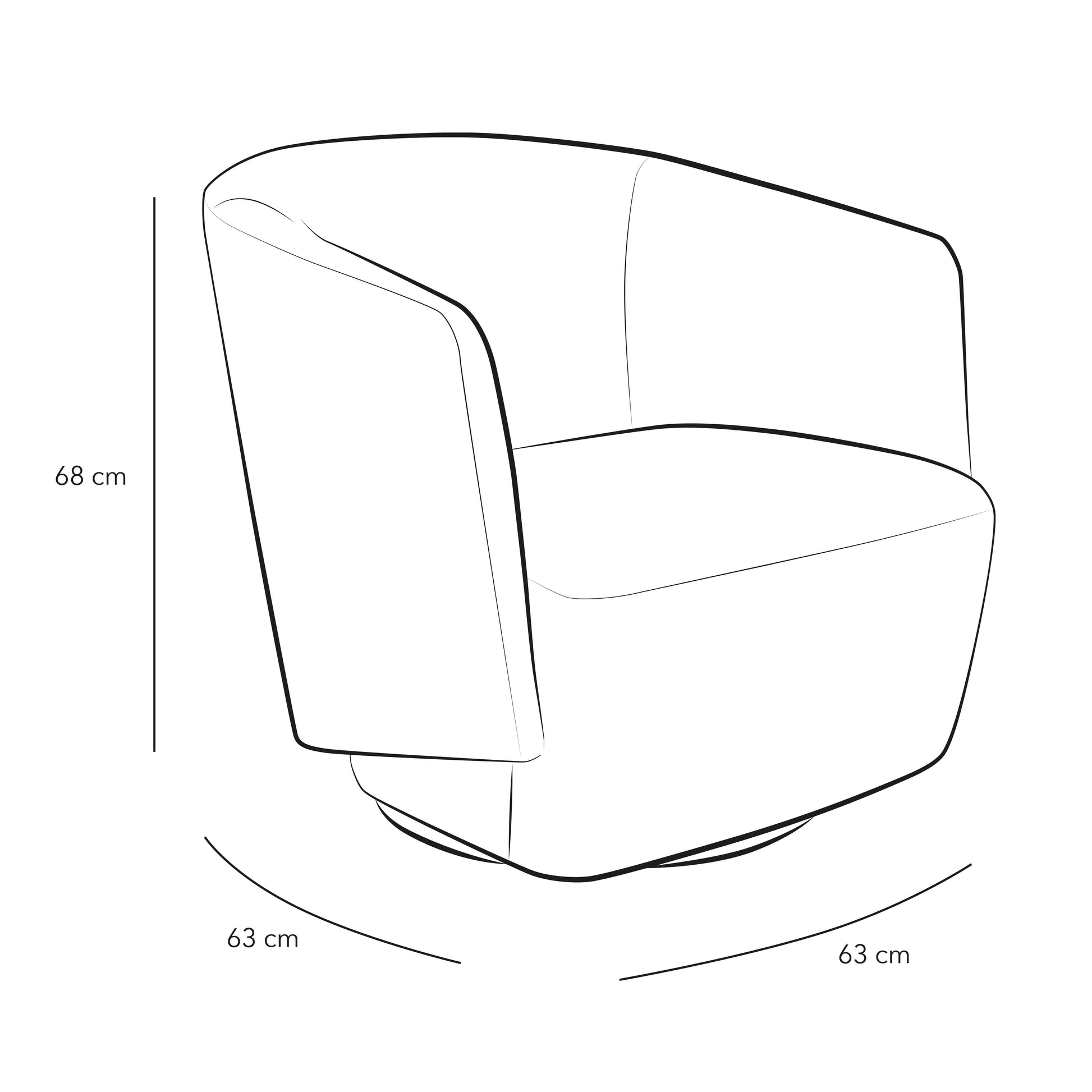 Velvet Accent Chair By Alhome - ALHOME