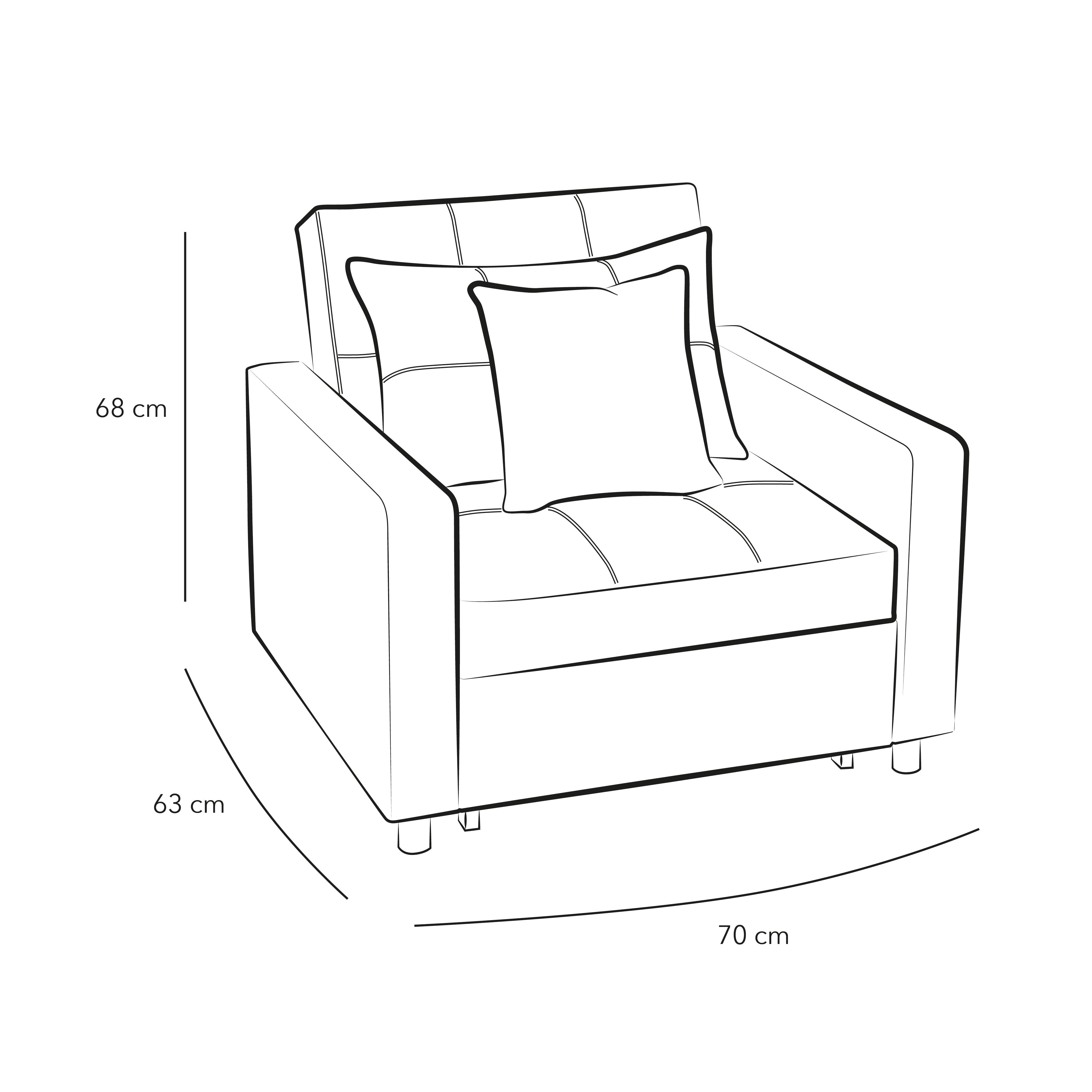 Gray Linen Accent Chair By Alhome - 110111400 - ALHOME