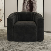 Black Boucle Chair By Alhome - 110111487