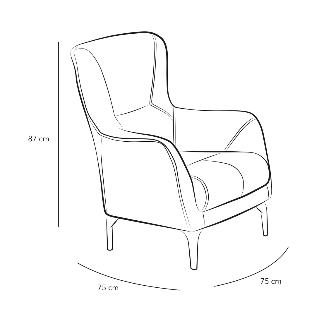 Gray Linen Chair By Alhome - 110111691 - ALHOME