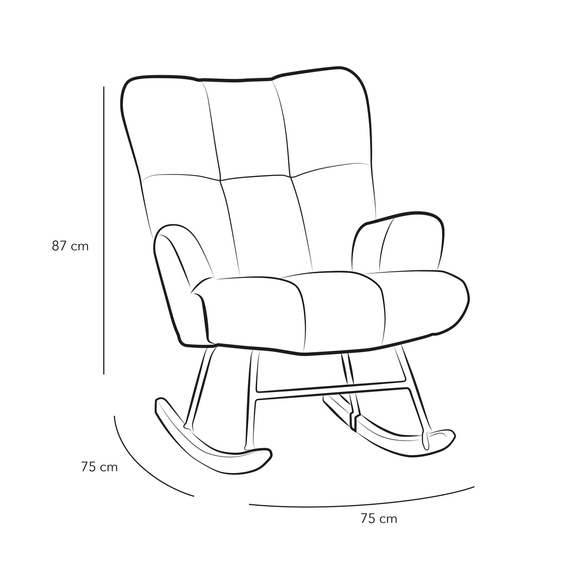 Boucl Chair By Alhome - ALHOME