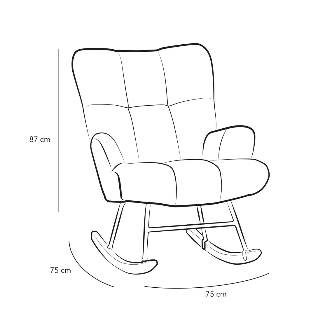 Boucl Chair By Alhome - ALHOME