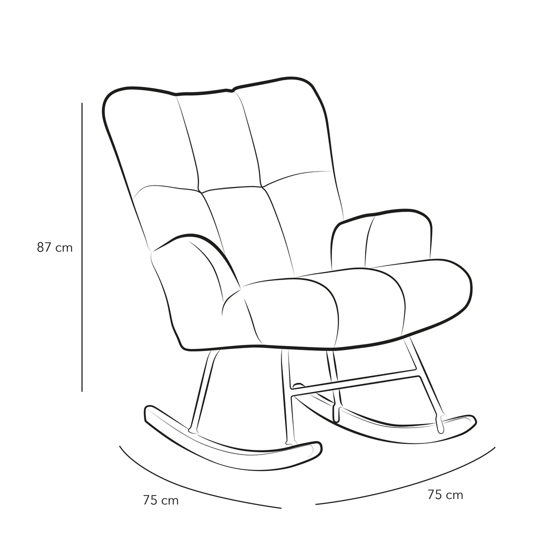 Boucl Chair By Alhome - ALHOME