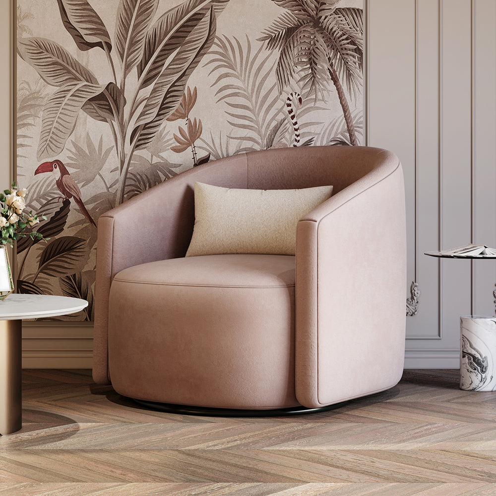 Luxurious Velvet Chair By Alhome - 75x75x87 cm