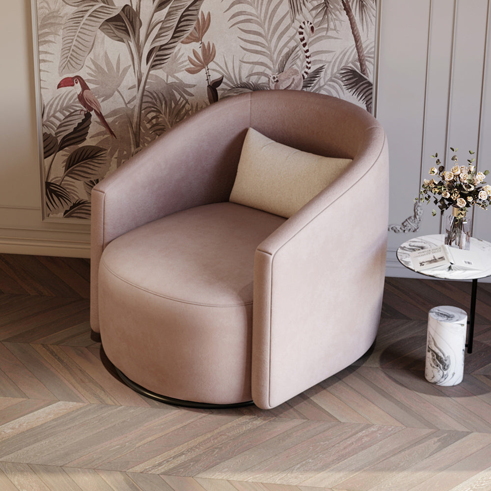 Luxurious Velvet Chair By Alhome - 75x75x87 cm