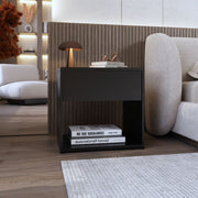 Compact Melamine Nightstand By Alhome