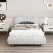 Nordic Dreams Single Bed Elegant Grey Chanel By Alhome - 110112563
