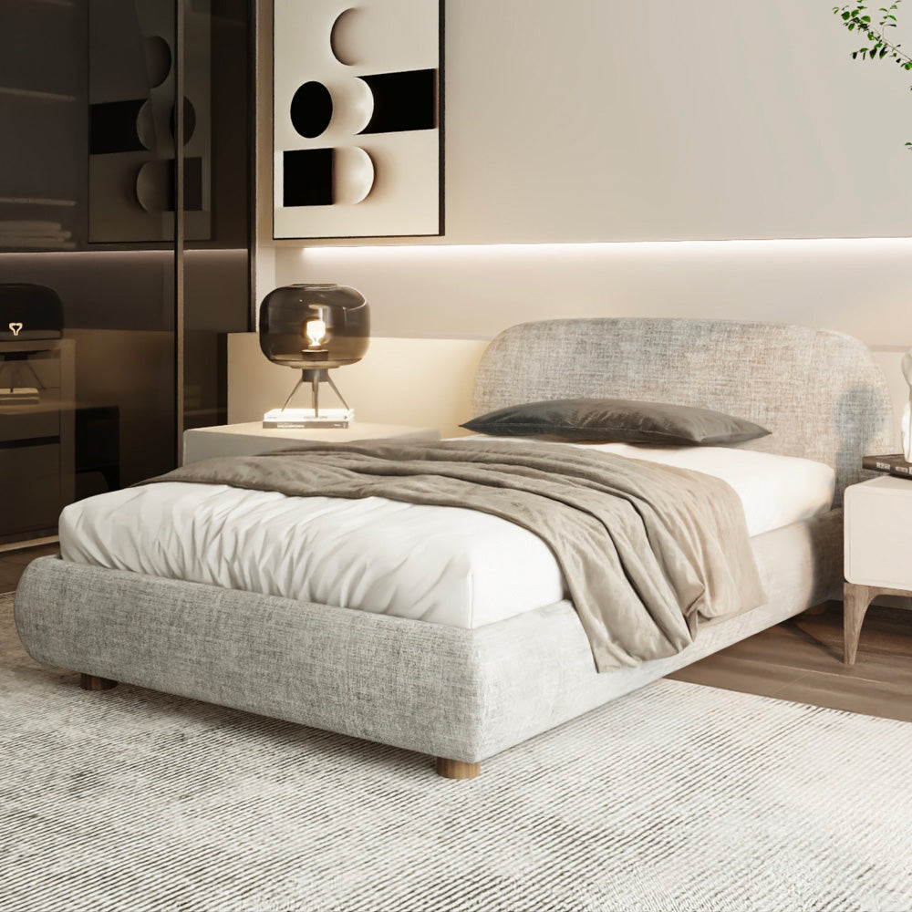 سرير مفرد نورديك دريمز شانيل رمادي أنيق من الهوم - 110112563