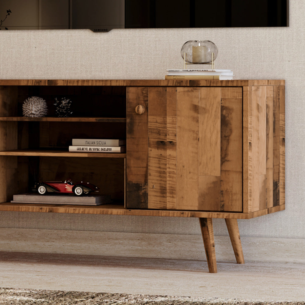 Engineered Wood TV Table - 135x36x67 cm By Alhome - 110113026