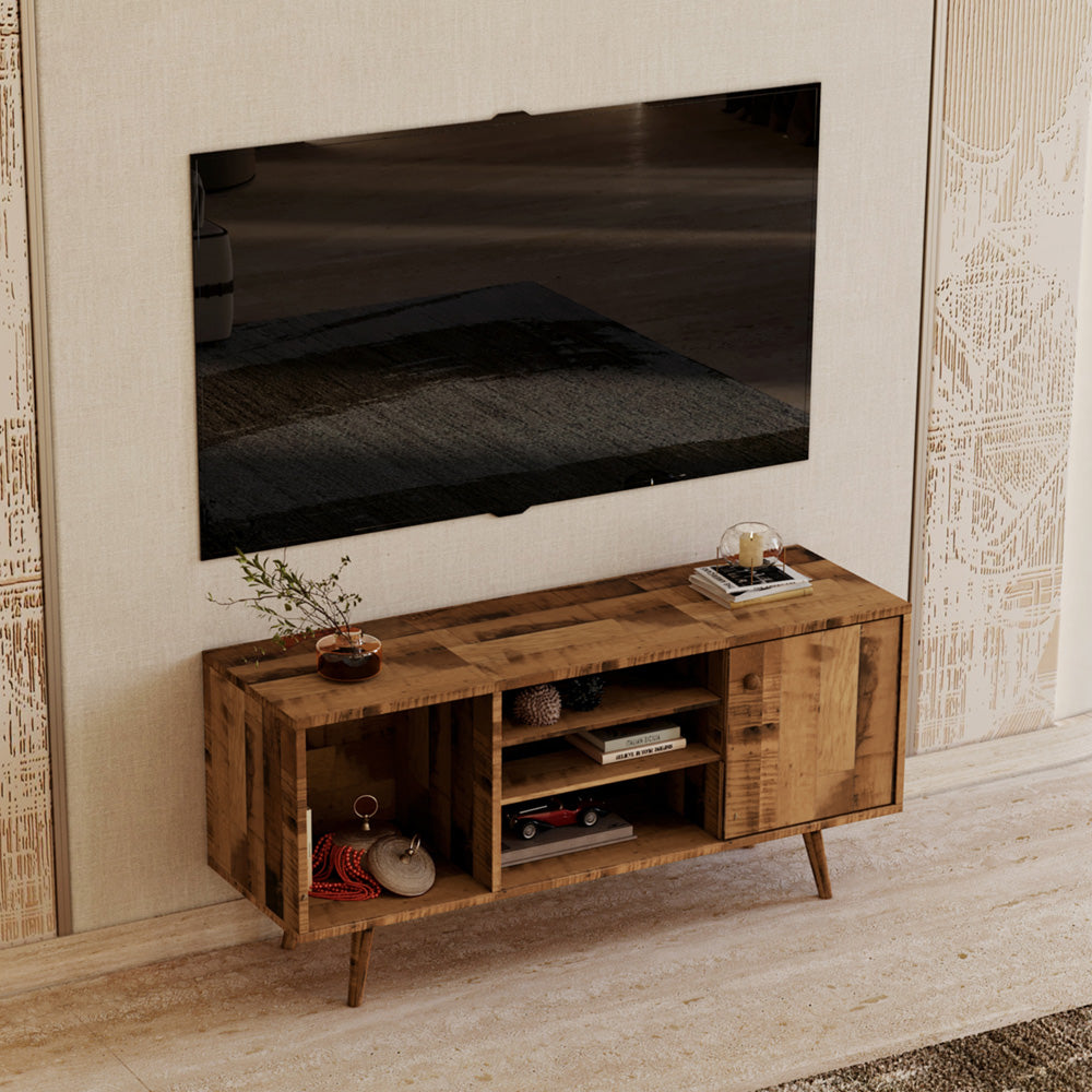 Engineered Wood TV Table - 135x36x67 cm By Alhome - 110113026