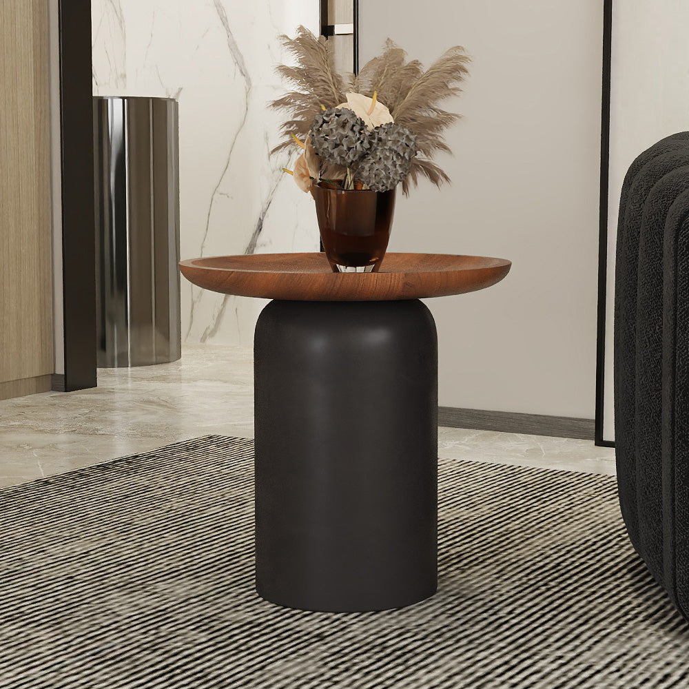 Alhome side table - black and brown - 110113961