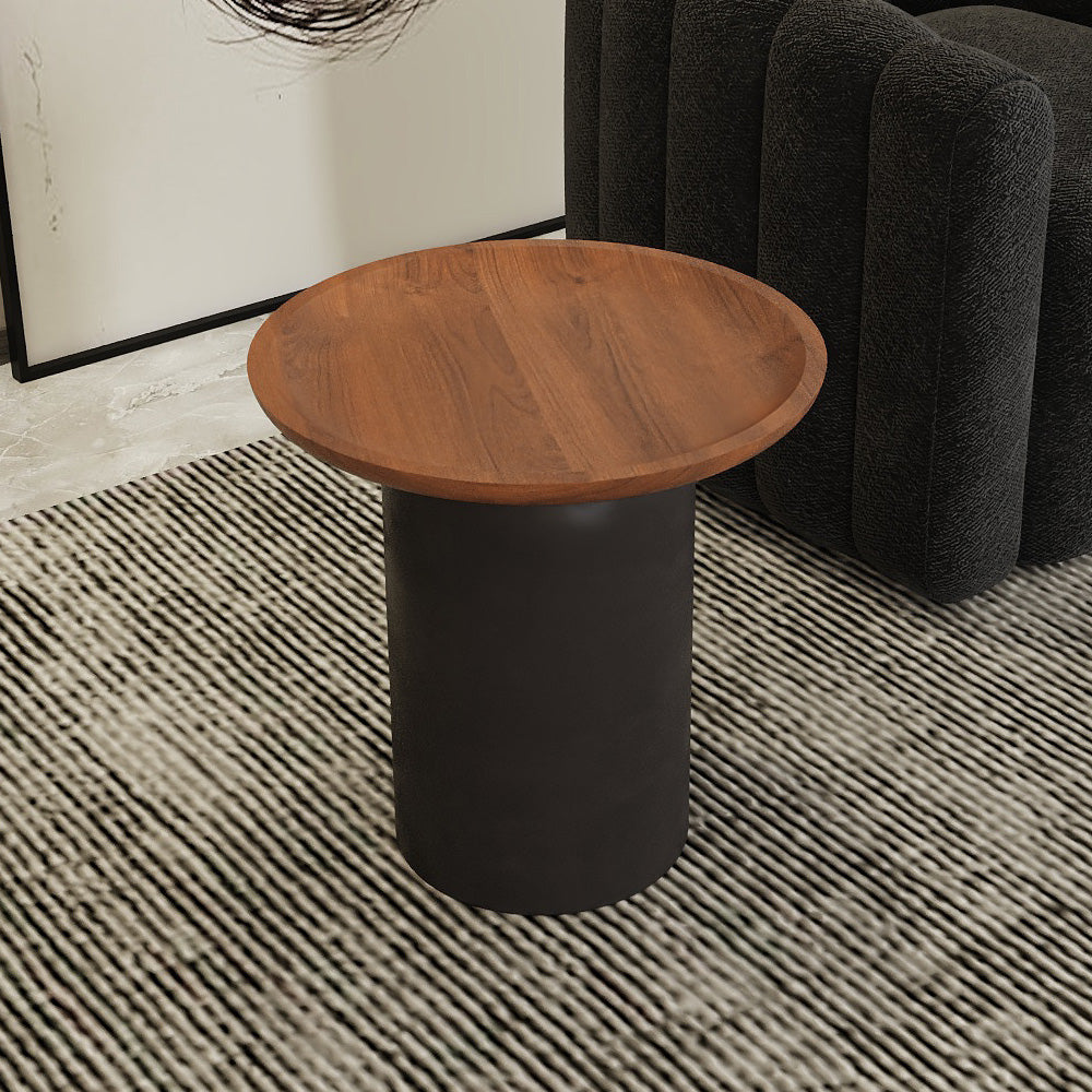 Alhome side table - black and brown - 110113961