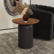 Alhome side table - black and brown - 110113961