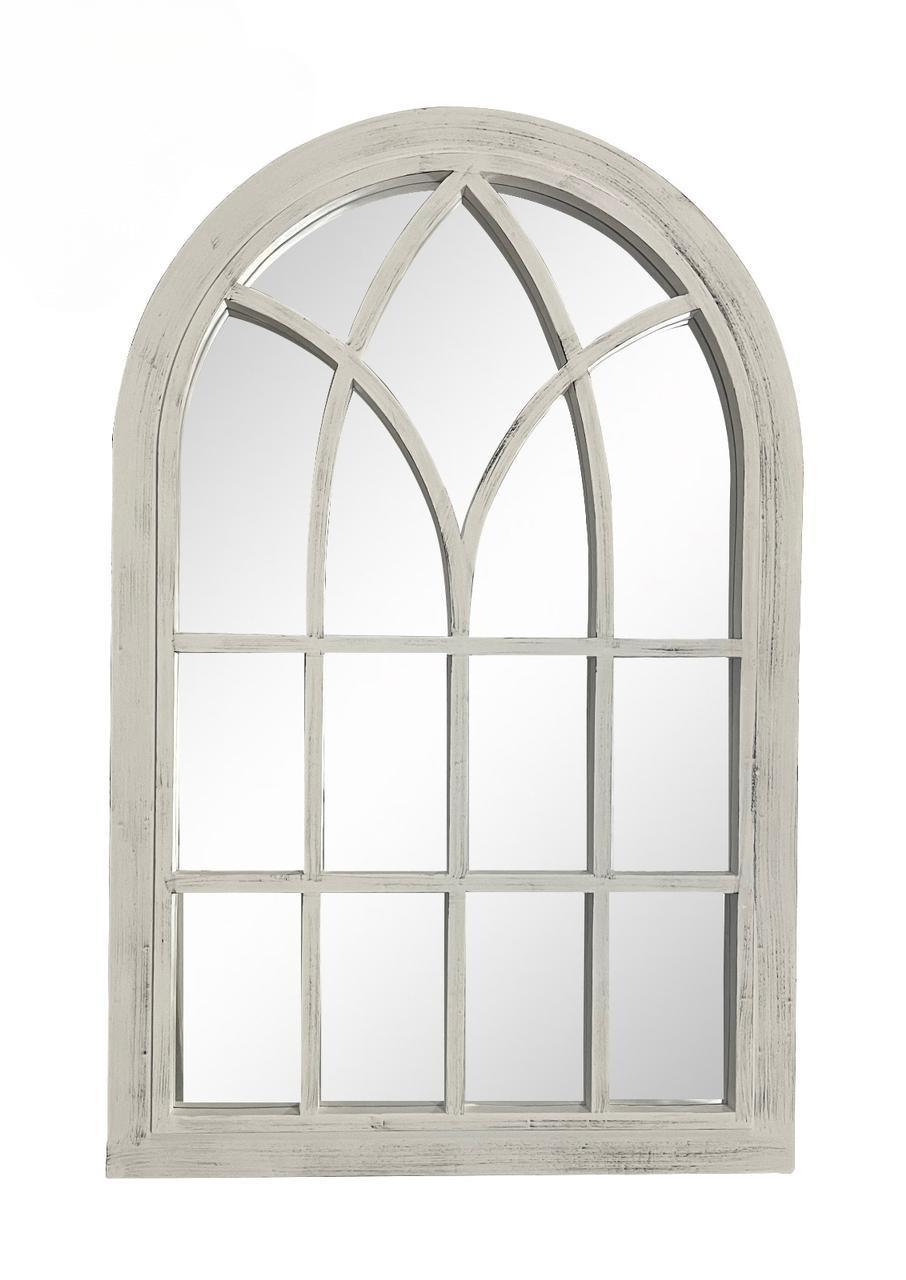 Family White window-style wall mirror - ALHOME