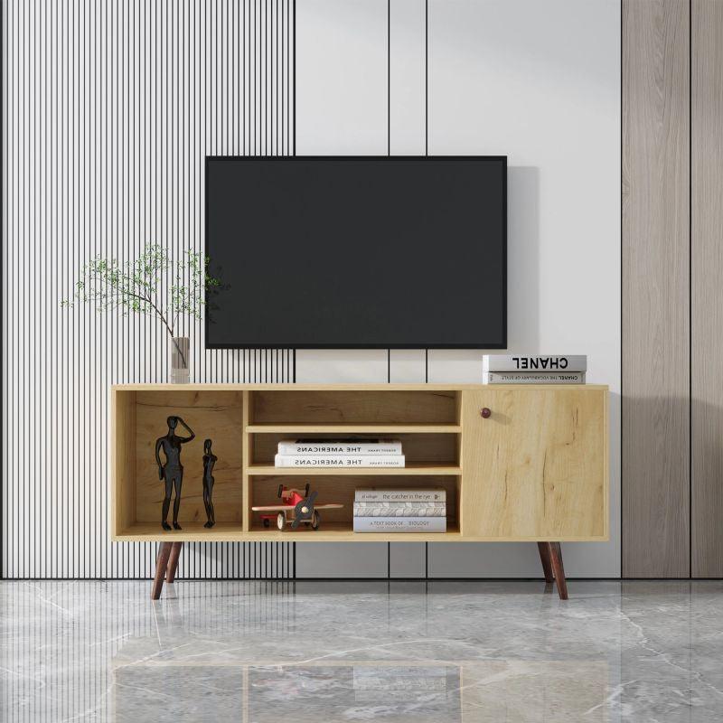 Engineered Wood TV Table - 135x36x67 cm By Alhome - 110113026