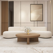 Elegant Coffee Center Table Wood by Alhome - 95x34x95 cm