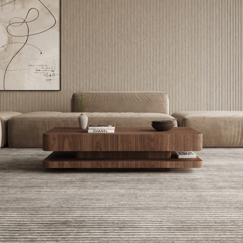 Elegant Coffee Center Table Wood by Alhome - 100x35x50 cm