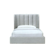 Gray Linen Single Bed Size 120x200 By Alhome - 110110099 - Zrafh.com - Your Destination for Baby & Mother Needs in Saudi Arabia