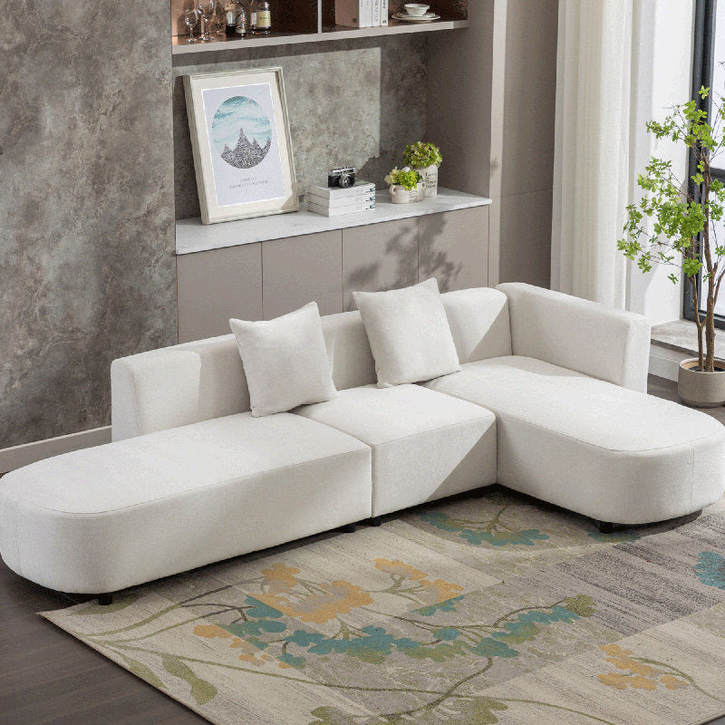 Modern Chanel L-Shape Sofa - 300x150x85x85 cm - By Alhome