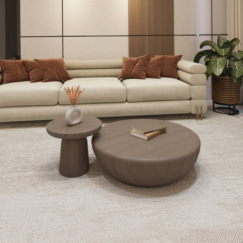 Luxurious Coffee Center Table Wood by Alhome - 95x34x95 cm