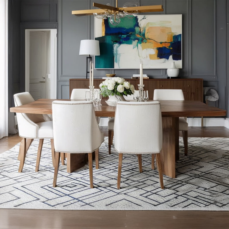 Luxurious Dining Table Wood by Alhome - 160x74x70 cm