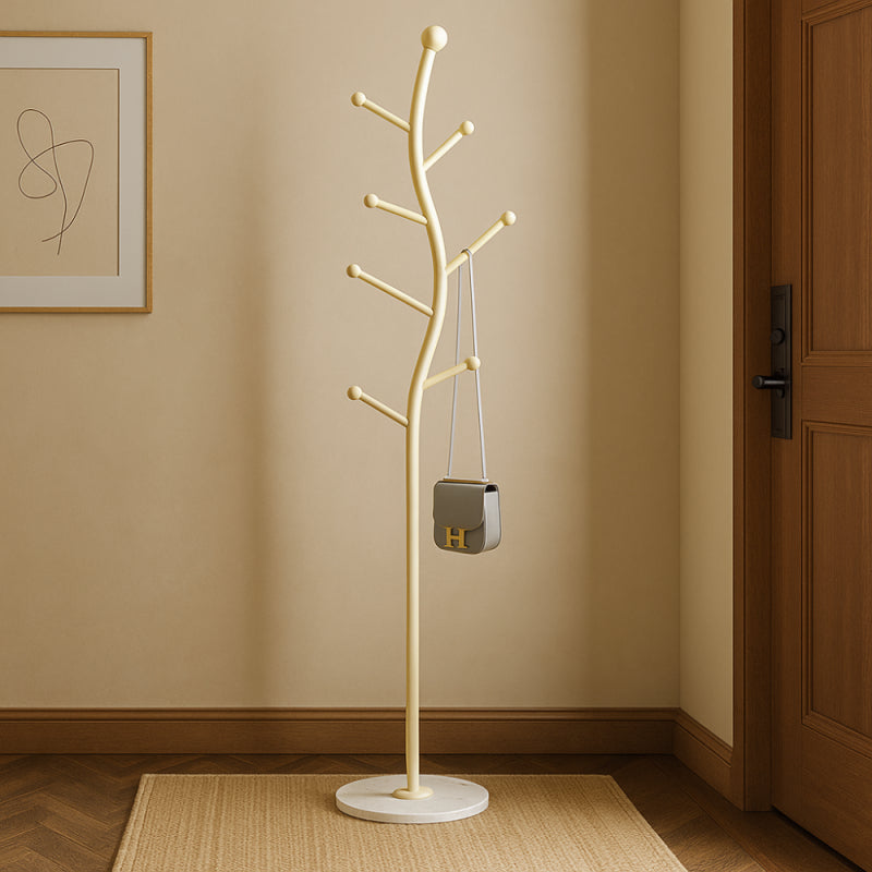 Tree-Shaped Floor Clothes Rack - 170x30 cm - White
