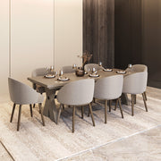 Dining Table Wood by Alhome - 240x110x74 cm