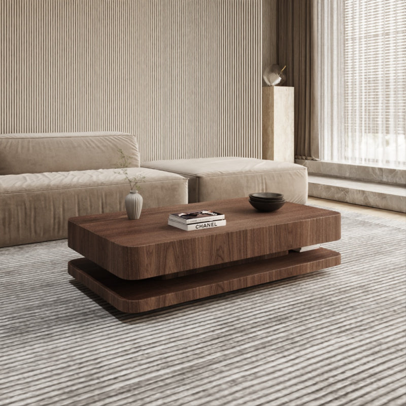 Elegant Coffee Center Table Wood by Alhome - 100x35x50 cm