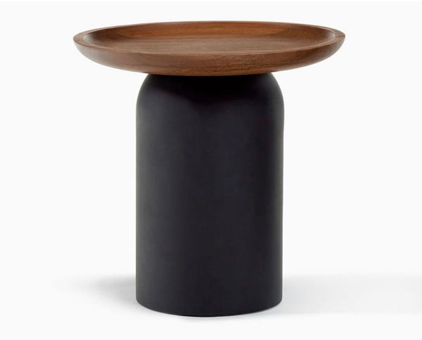 Alhome side table - black and brown - 110113961