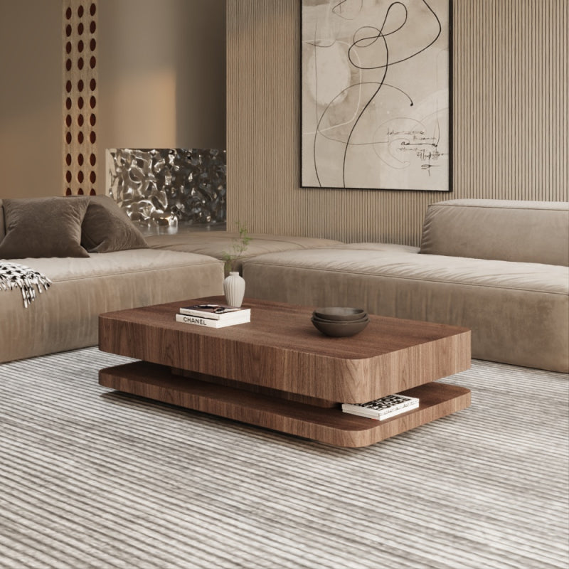 Elegant Coffee Center Table Wood by Alhome - 100x35x50 cm