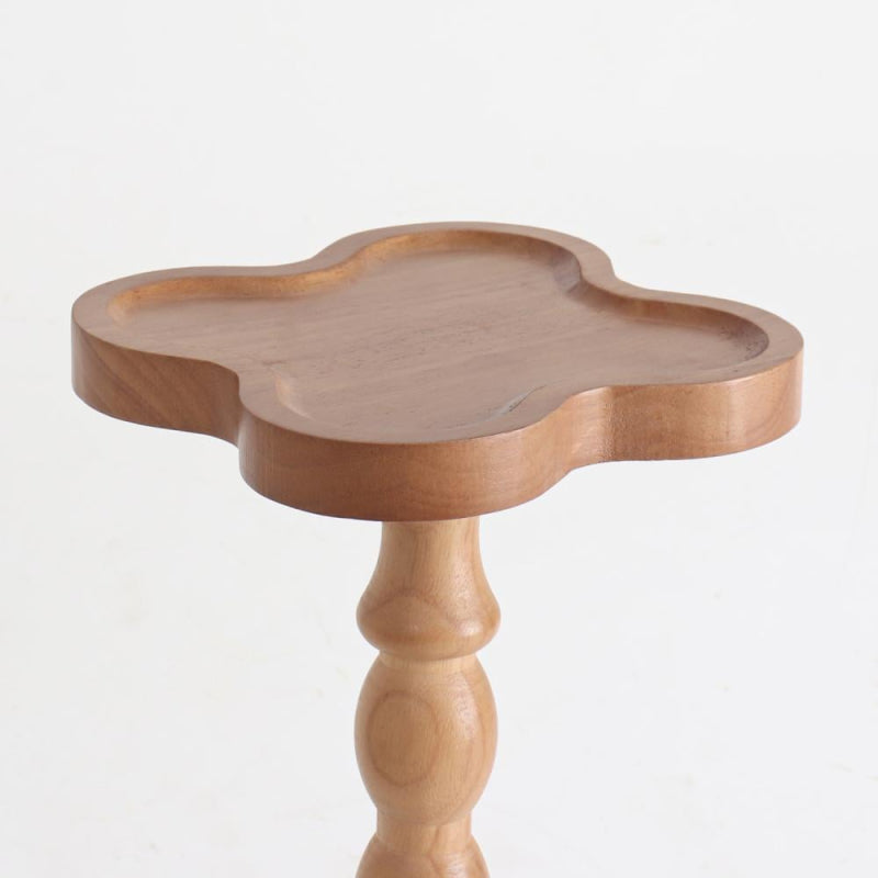 Wooden Luxurious Serving Table - Brown - 24 cm