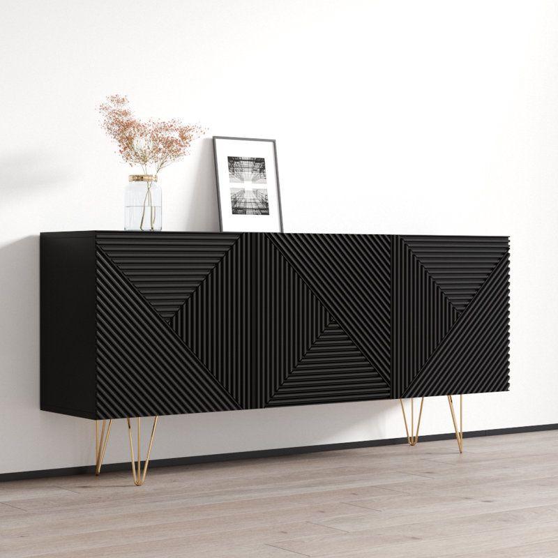 Modern Wood Buffet Table By Alhome - 110110530