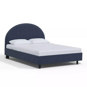 Royal Collection: Swedish Wood Queen Bed - Elegance Blue Opulence (180x200x140) by Alhome - Zrafh.com - Your Destination for Baby & Mother Needs in Saudi Arabia
