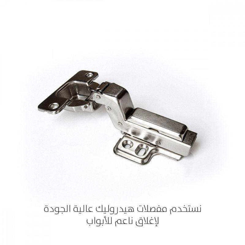 ركن قهوة خشبي ام دي اف 4 درفات  - مقاس 120×90×38 سم