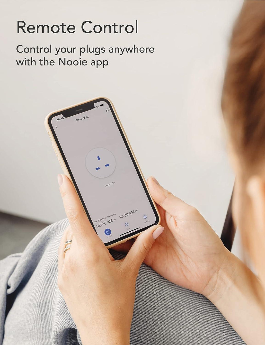 Nooie 13A WiFi Smart Plug with Alexa and Google Home, Alexa Smart Plug with Voice Control, Alexa Plug Remote Control Timer, 2.4 GHz Wi-Fi Only(4 Packs) - ALHOME